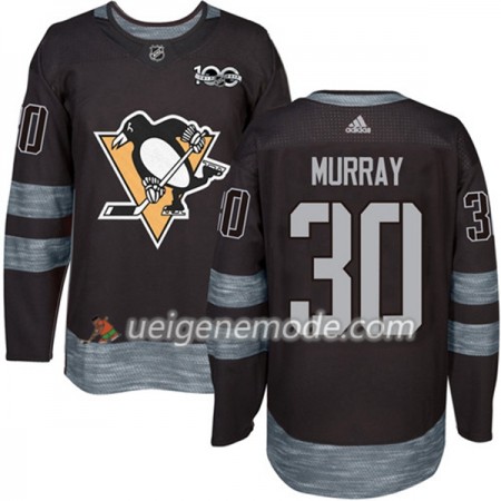 Herren Eishockey Pittsburgh Penguins Trikot Matt Murray 30 1917-2017 100th Anniversary Adidas Schwarz Authentic